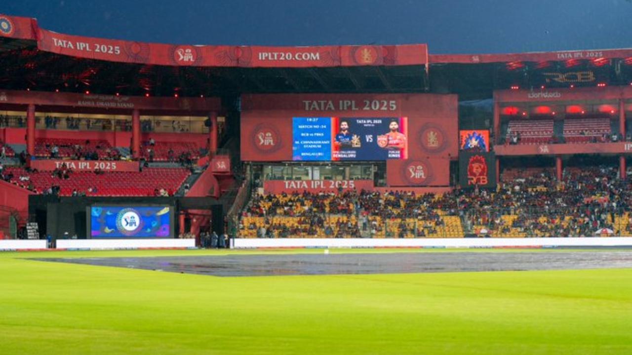 IPL 2025 Resumes: Match 58, RCB vs KKR  Abandoned Due to Rain, RCB Near Playoff Qualification, KKR Knocked Out