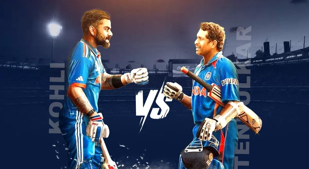 Virat Kohli Nears Sachin Tendulkar’s Iconic Record